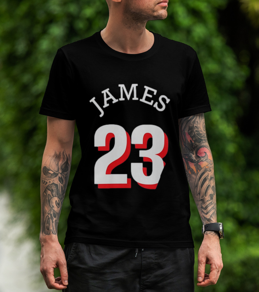 LeBron James 23 Jersey Philadelphia 76ers T-Shirt