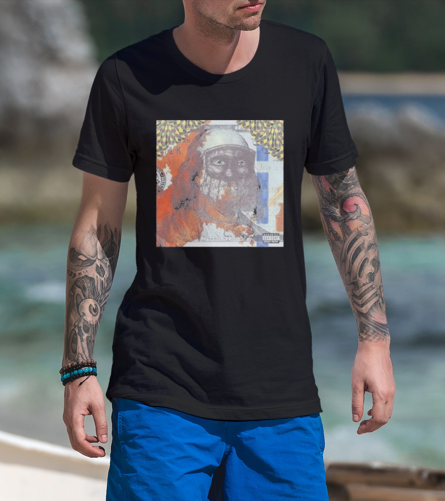 US Vs. Them Franklin Money Mask Art Parental Advisory T-Shirt