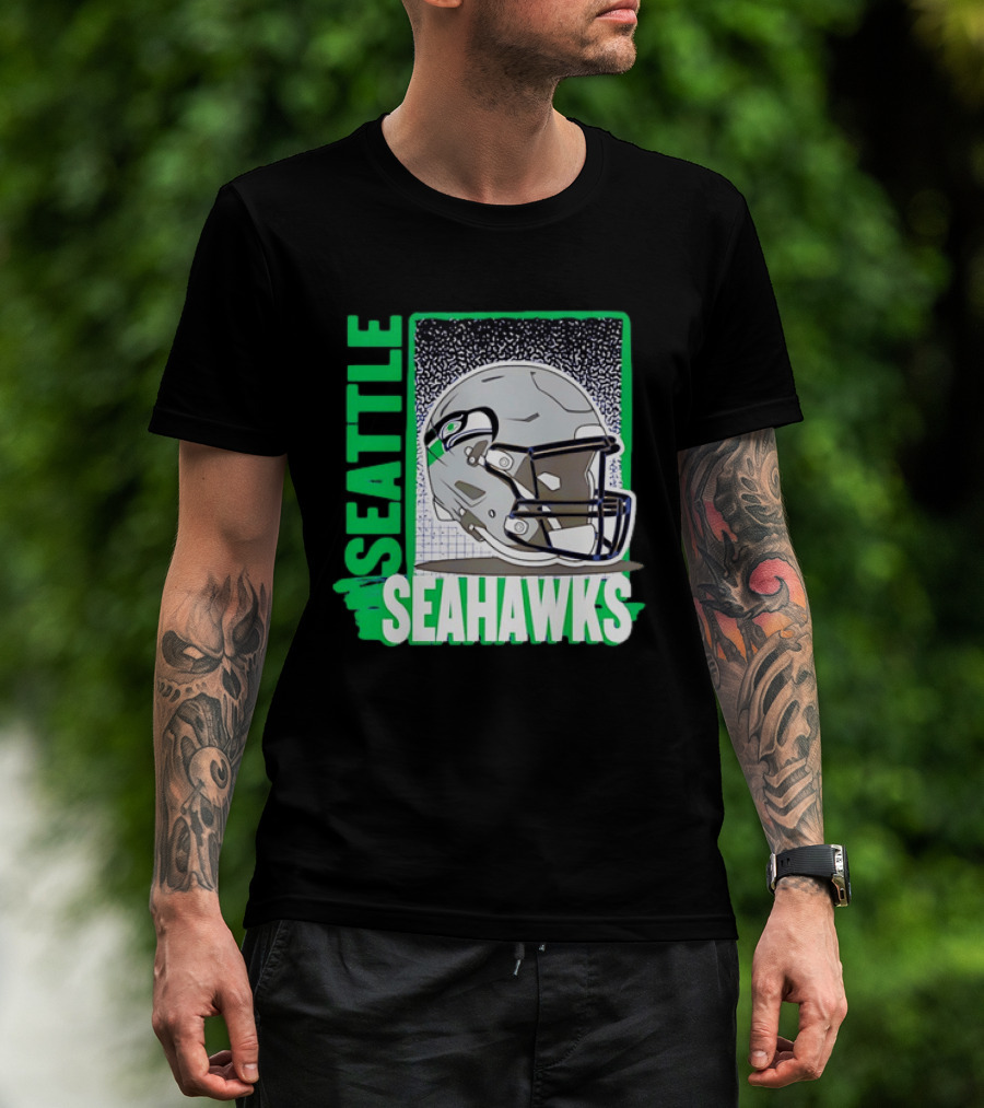 Seattle Seahawks Helmet NFL Football Team Gear T-Shirt