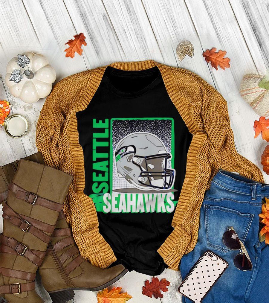 Seattle Seahawks Helmet NFL Football Team Gear T-Shirt