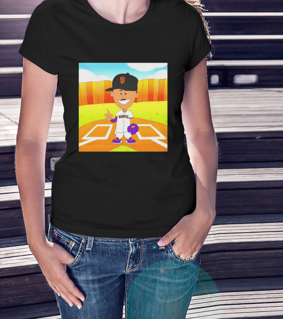 Willy Adames San Francisco Giants Cartoon Player T-Shirt