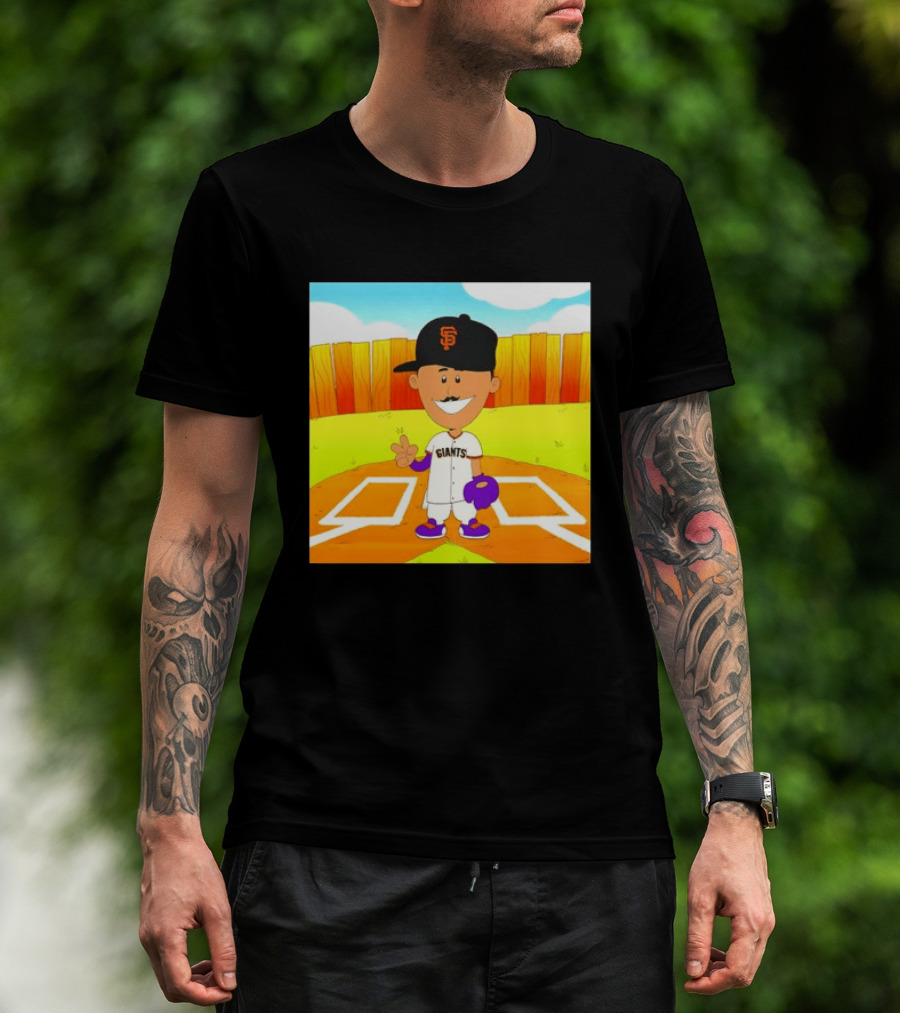 Willy Adames San Francisco Giants Cartoon Player T-Shirt