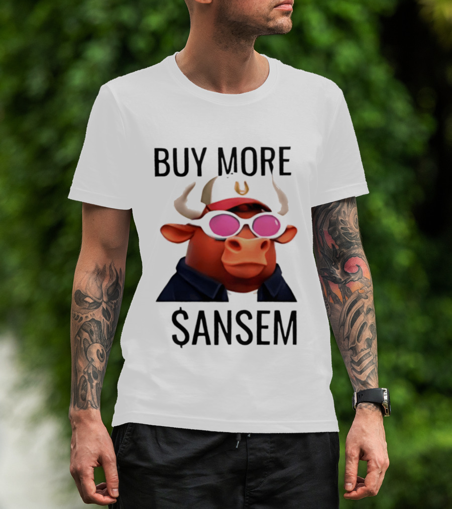 BUY MORE SANSEM Crypto Bull Finance T-Shirt