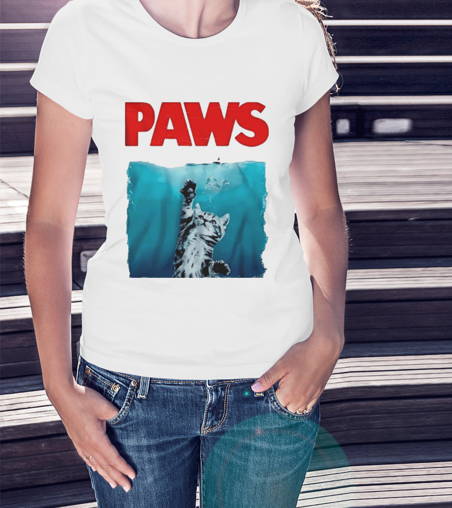 PAWS Cat Kitten Jaws T-Shirt