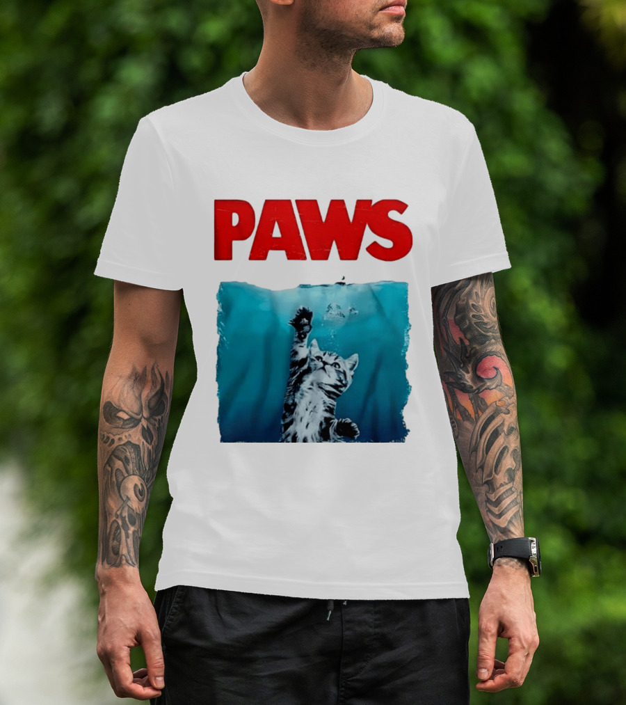 PAWS Cat Kitten Jaws T-Shirt