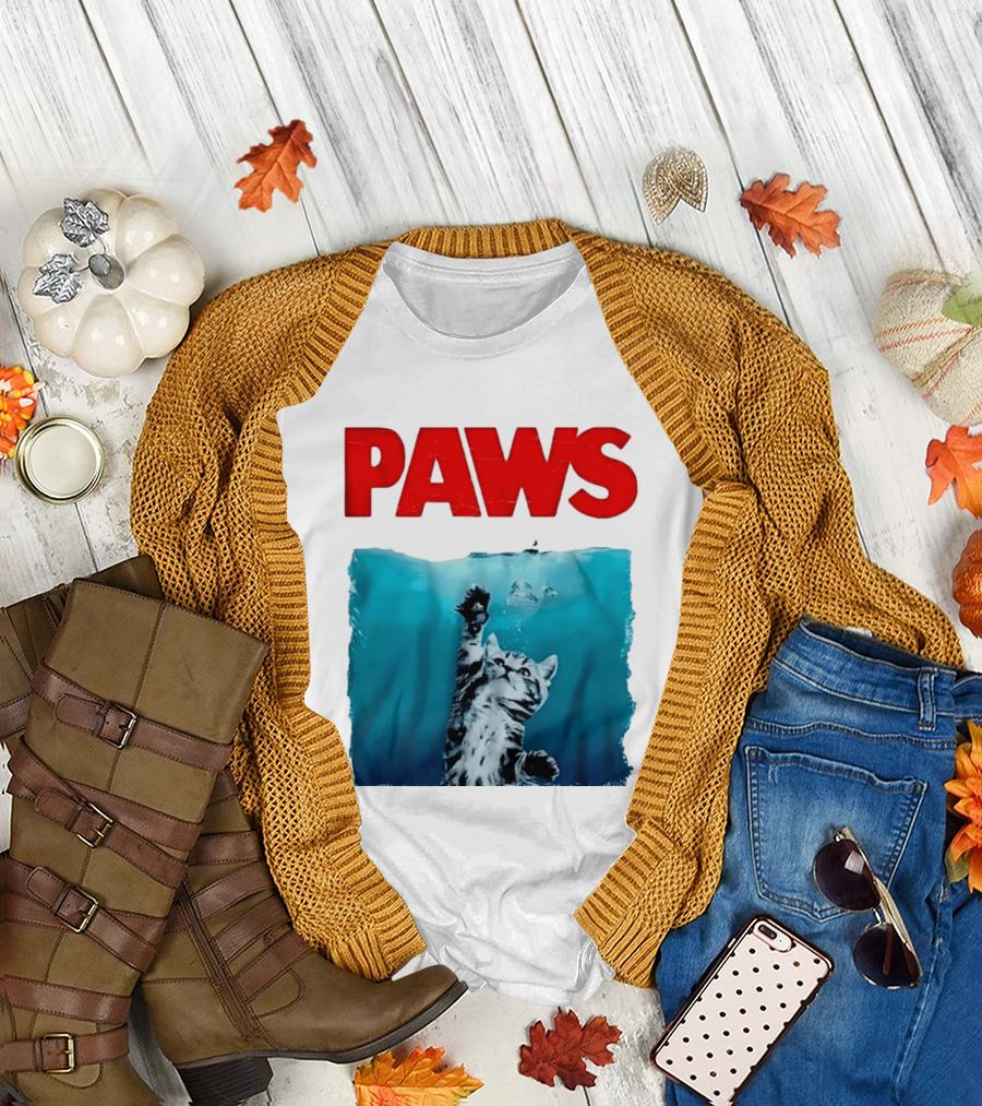 PAWS Cat Kitten Jaws T-Shirt