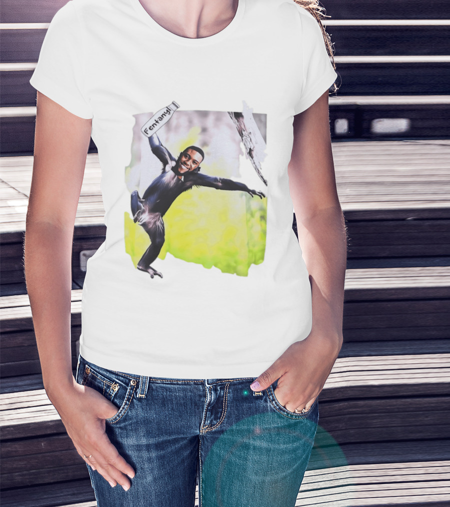 Chadwick Boseman Fentanyl Monkey T-Shirt