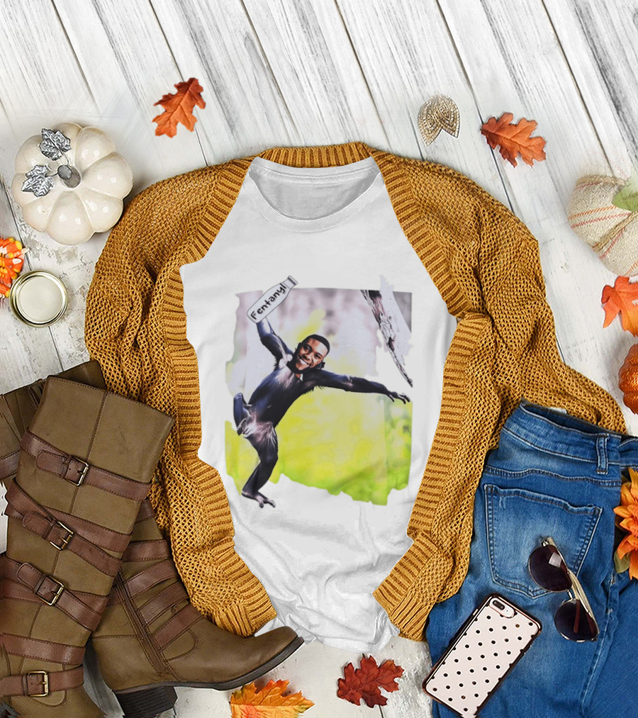 Chadwick Boseman Fentanyl Monkey T-Shirt