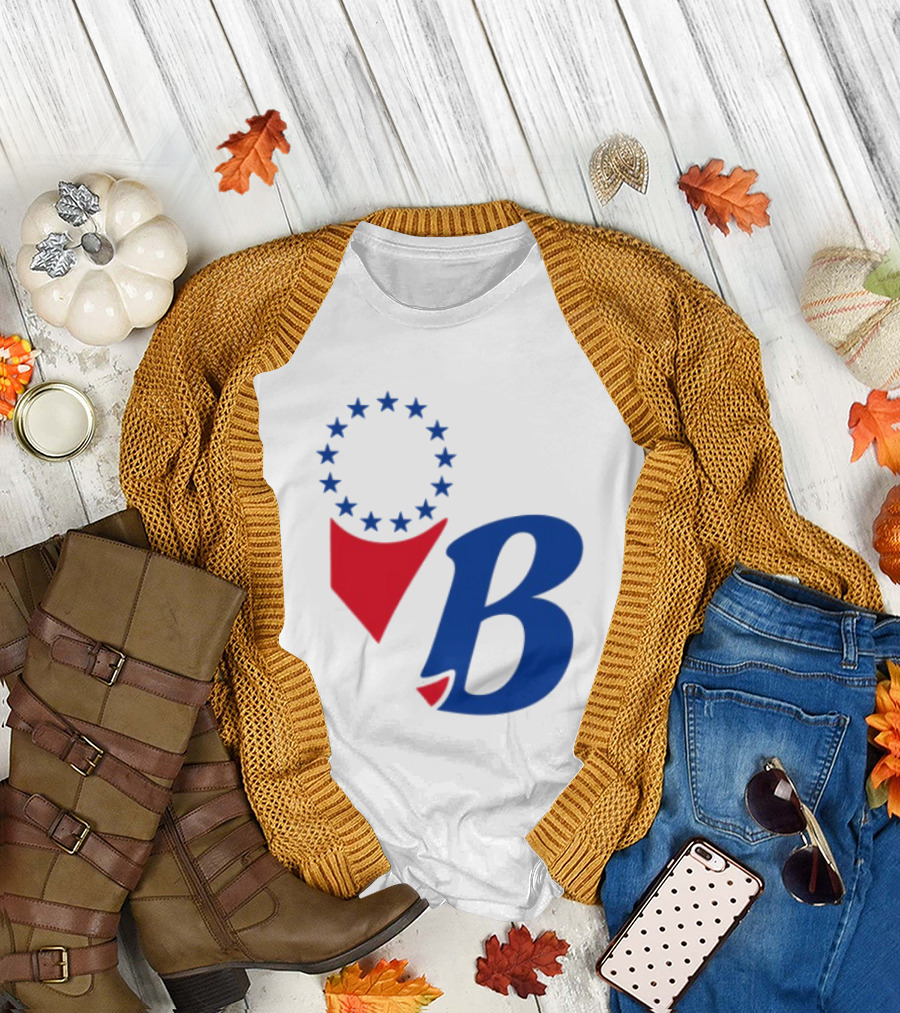Chinatown Market Store Let Brotherly Love Philadelphia B Icon Circle Stars T-Shirt