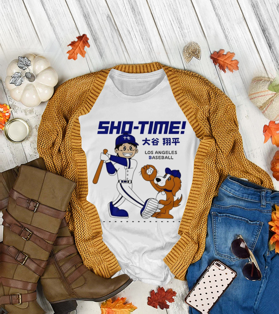 SHO TIME Shohei Ohtani Los Angeles Baseball Anime T-Shirt