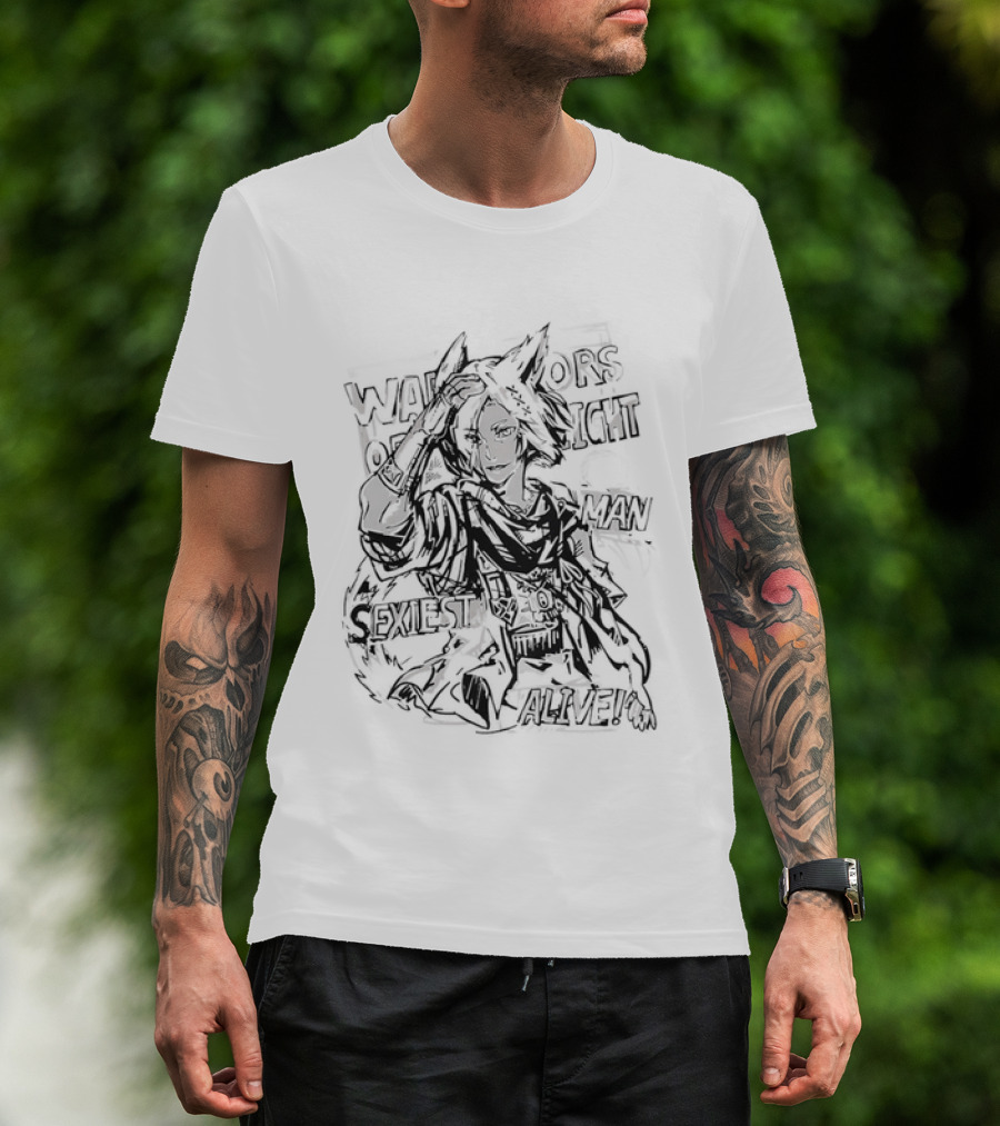 Warriors Of Light Man Sexiest Alive Final Fantasy XIV Gaming T-Shirt