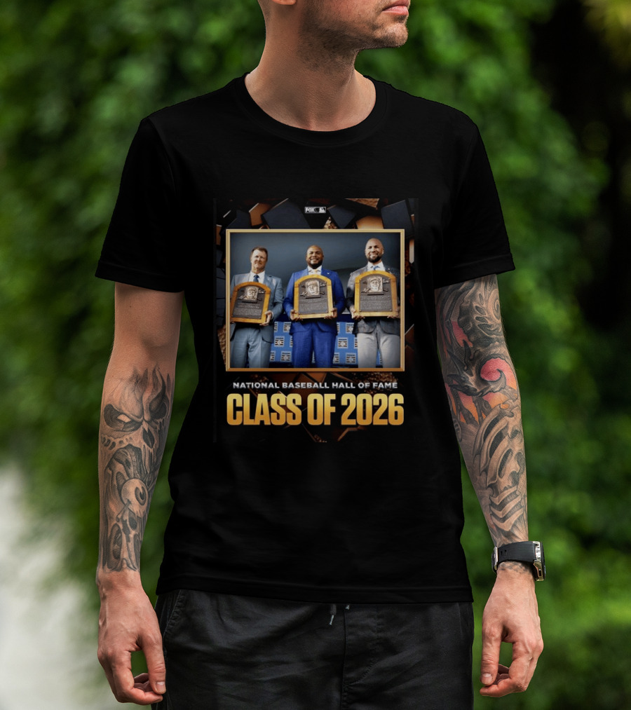 National Baseball Hall Of Fame Class Of 2026 MLB Legends Induction Celebration T-Shirt