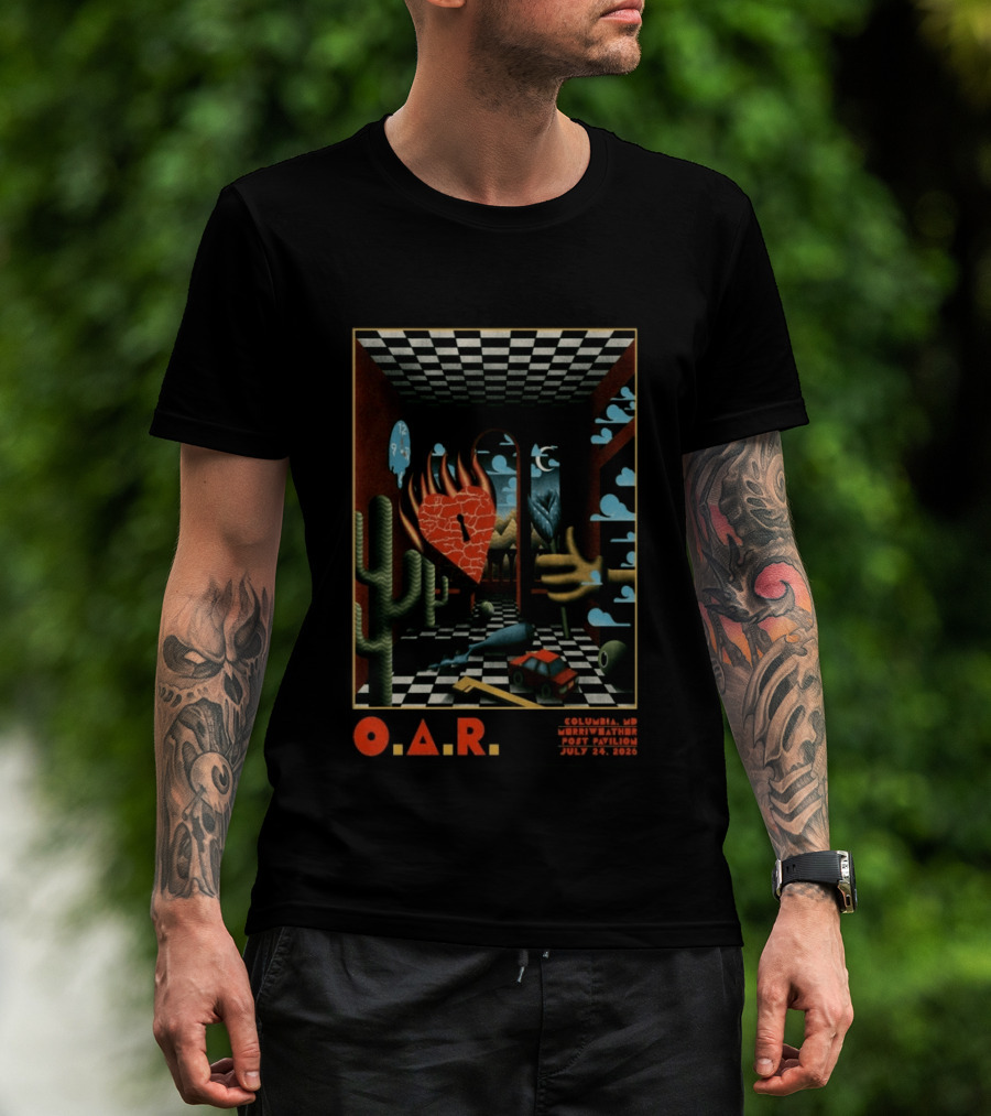 O.A.R Merriweather Post Pavilion Columbia MD July 24 2026 T-Shirt