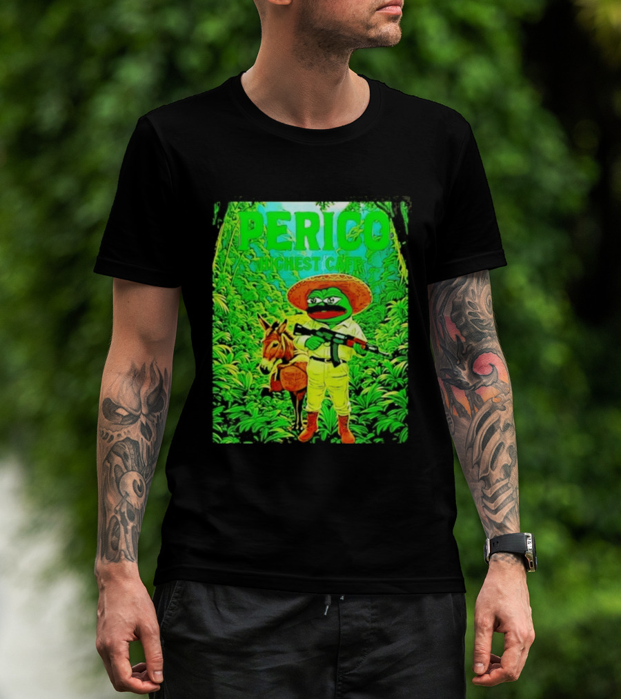 Perico Highest Caff Jungle Donkey Explorer T-Shirt