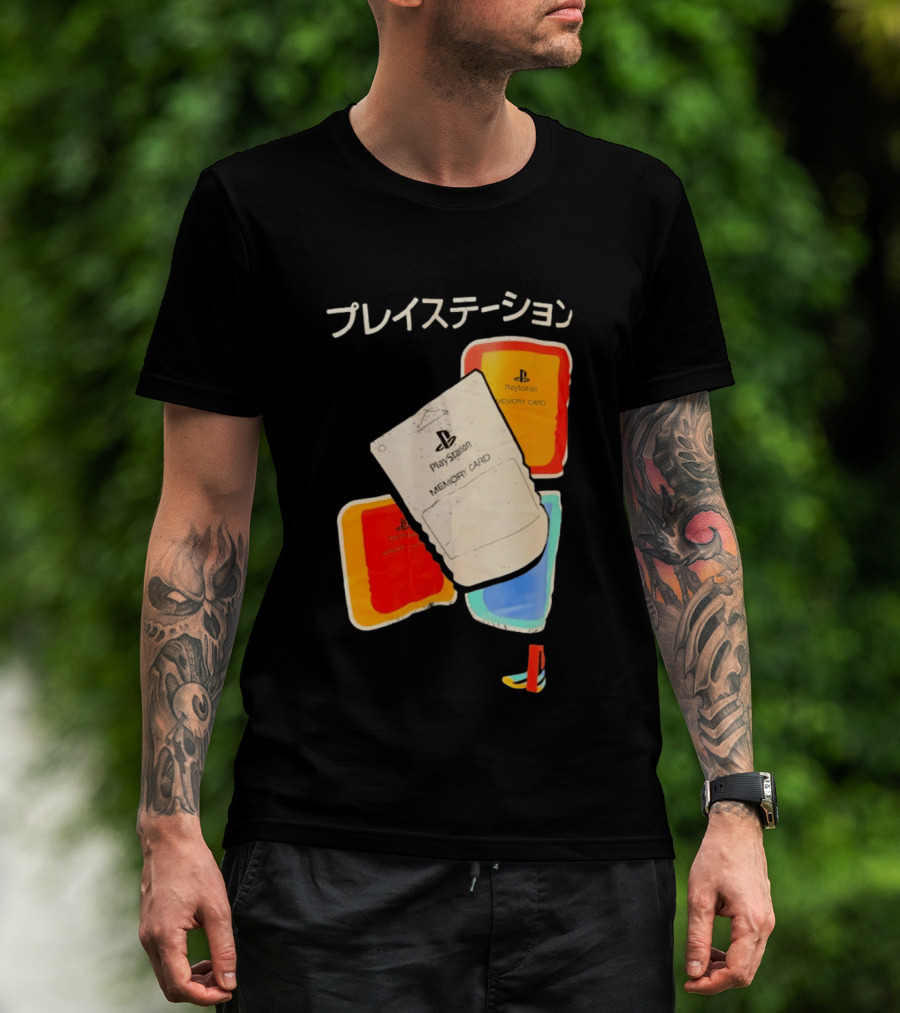 PlayStation Memory Card PS1 Sony Classic Retro Gaming Accessories T-Shirt