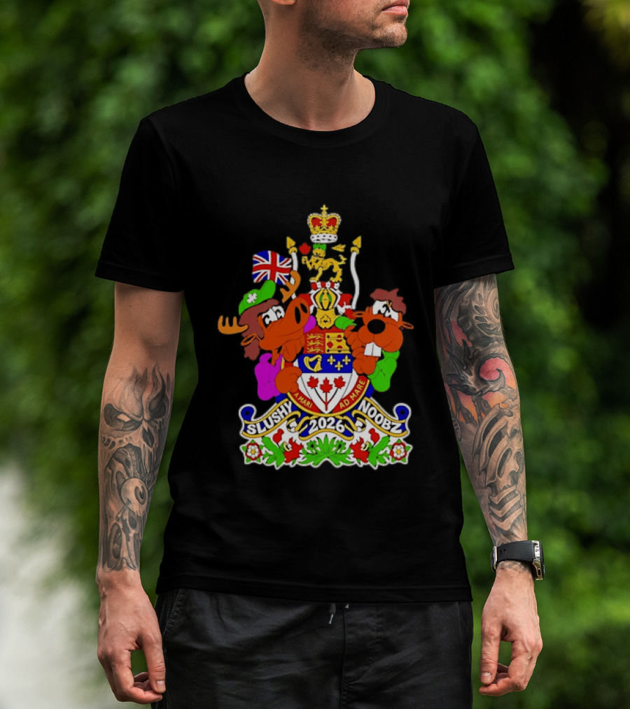 Slushy Noobz 2026 Coat Of Arms A Mari Ad Mare Martin Hamzah T-Shirt