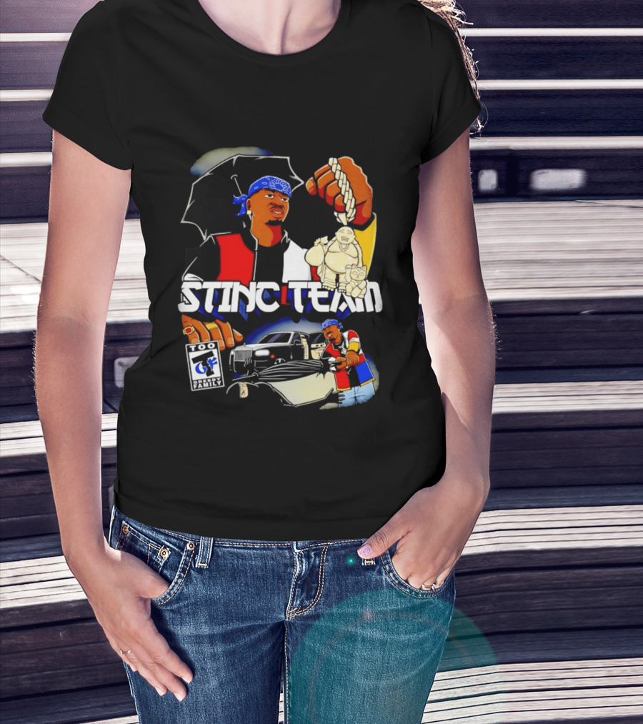Stinc Team Too Greedy Family Urban Streetwear T-Shirt