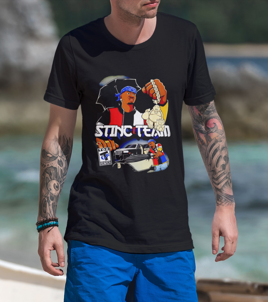 Stinc Team Too Greedy Family Urban Streetwear T-Shirt
