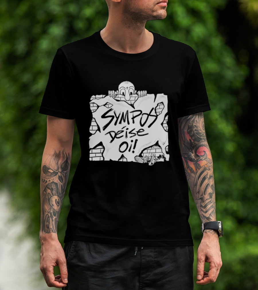 Sympos Deise Oi Skinhead Brick Wall Punk T-Shirt