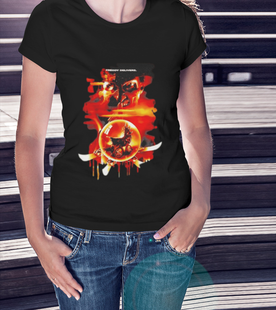 Freddy Krueger A Nightmare On Elm Street The Dream Child Freddy Delivers T-Shirt
