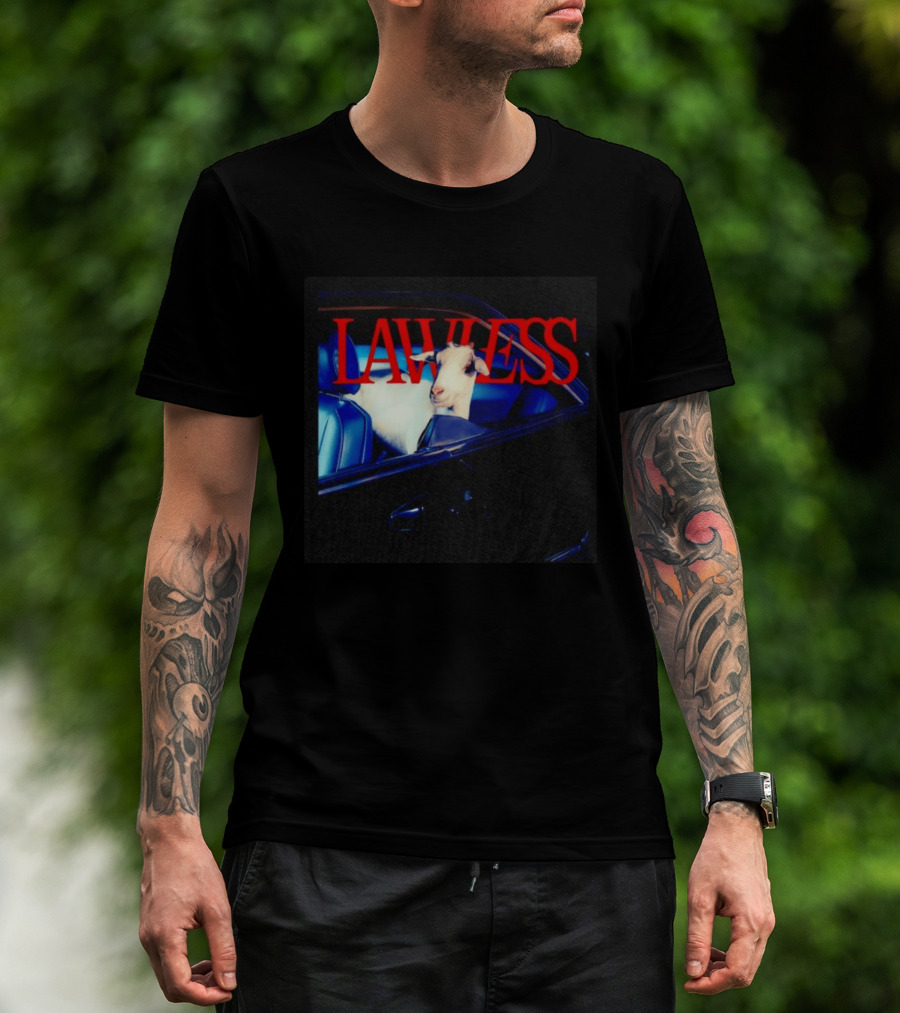 LAWLESS Goat In Car SB Driving T-Shirt