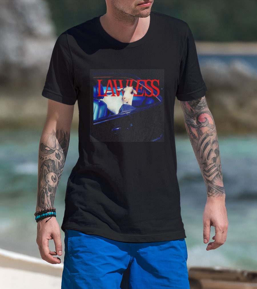LAWLESS Goat In Car SB Driving T-Shirt