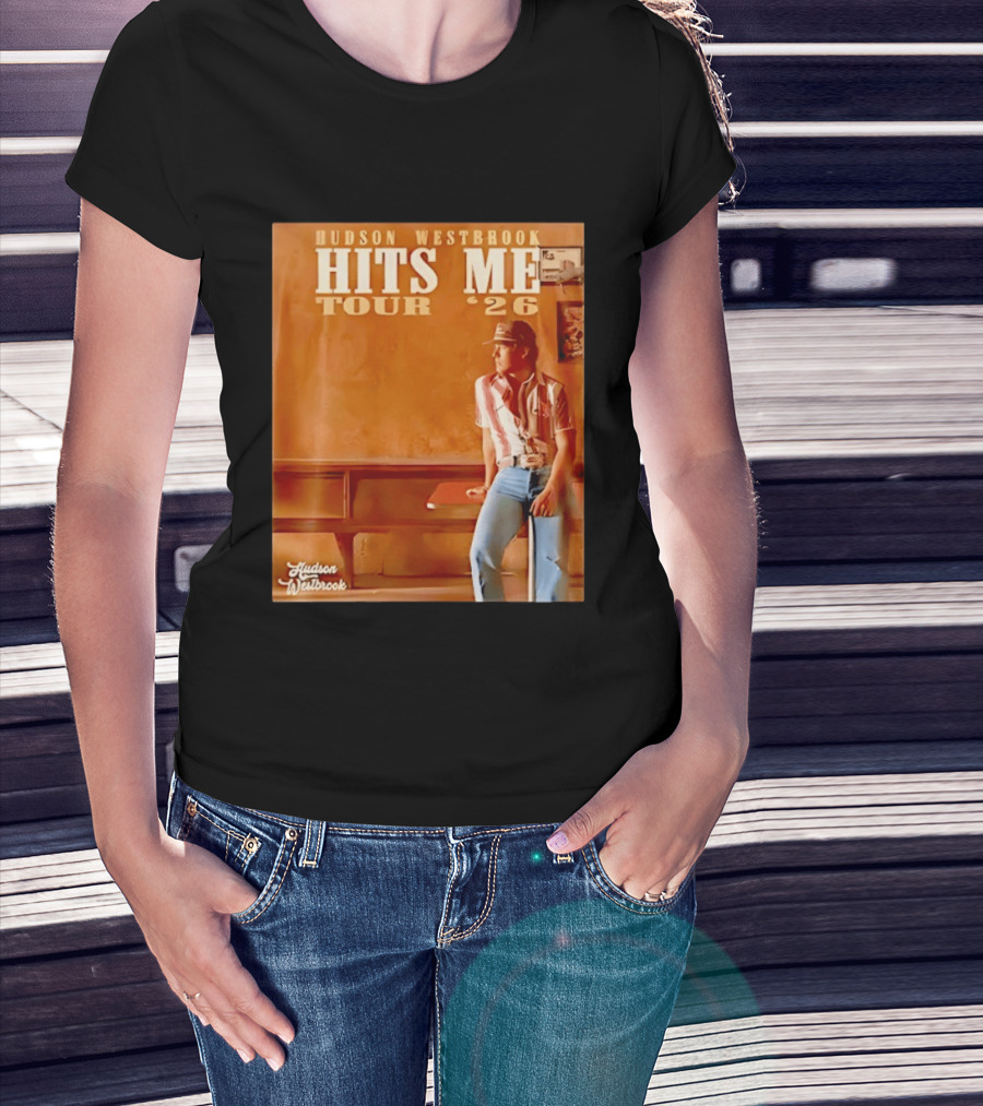 Hudson Westbrook Hits Me Tour '26 Retro Americana T-Shirt
