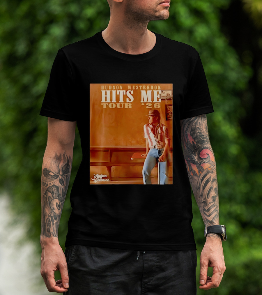Hudson Westbrook Hits Me Tour '26 Retro Americana T-Shirt