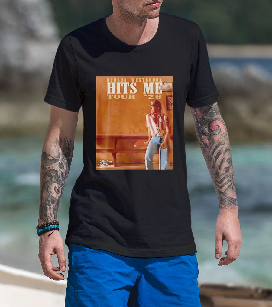 Hudson Westbrook Hits Me Tour '26 Retro Americana T-Shirt