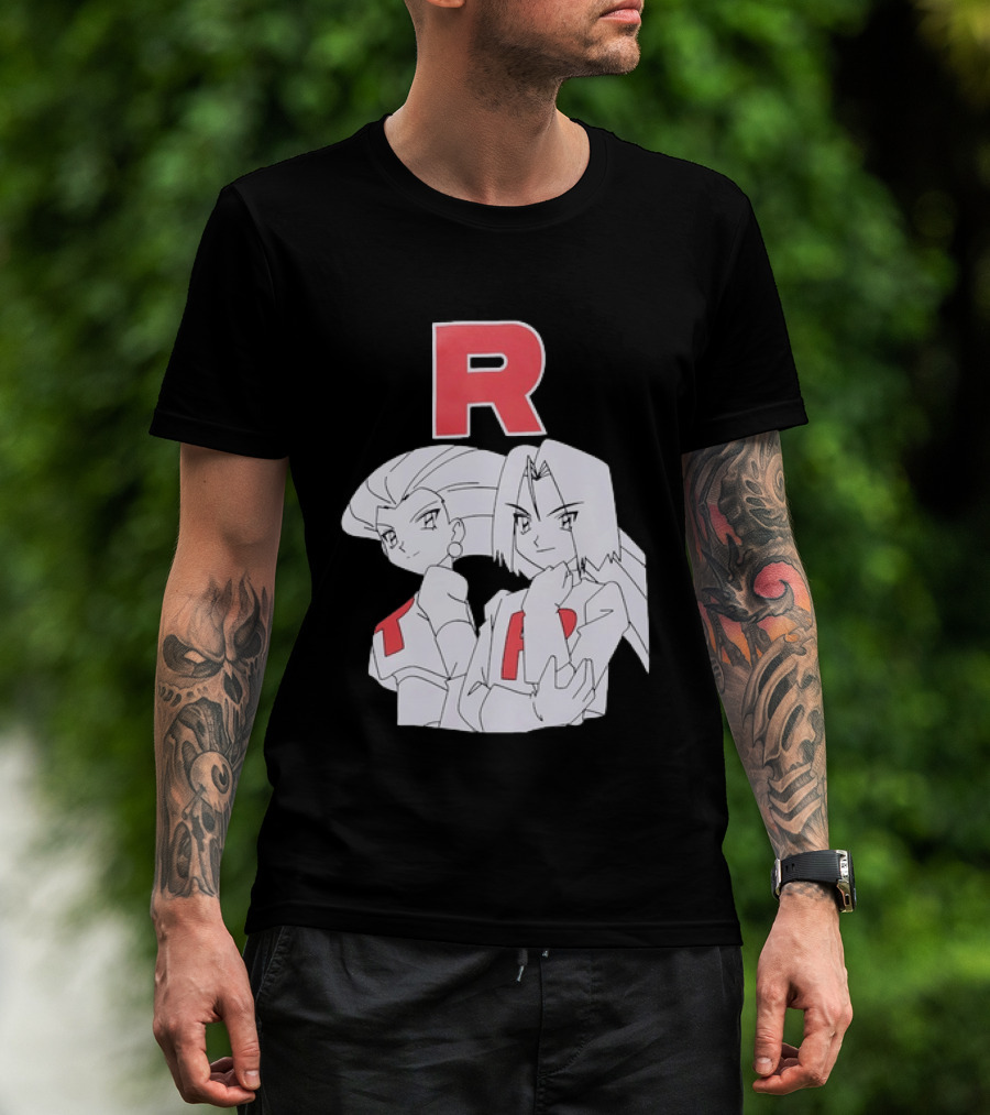 Jessie James Team Rocket R POKEMON Characters T-Shirt