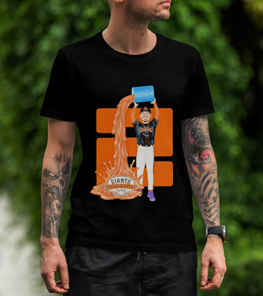 San Francisco Giants Community Fund Logan Webb Splash T-Shirt
