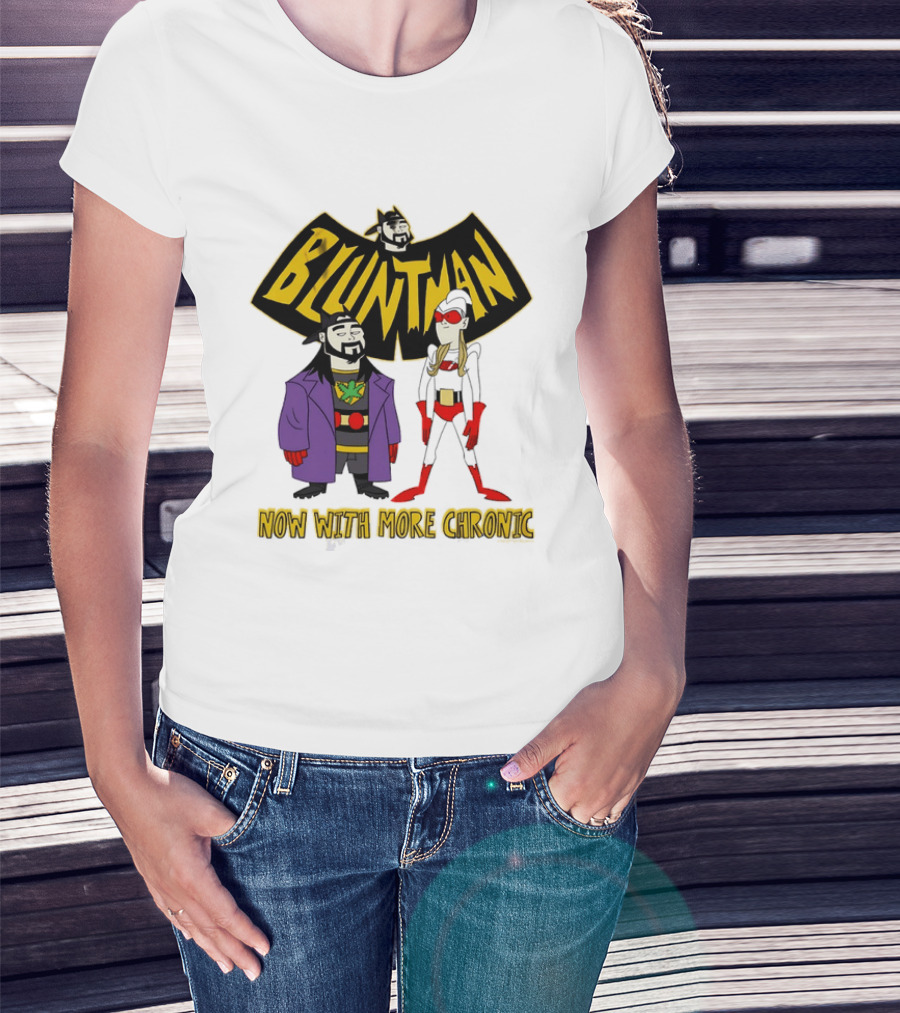 BLUNTMAN Now With More Chronic Jay And Silent Bob T-Shirt