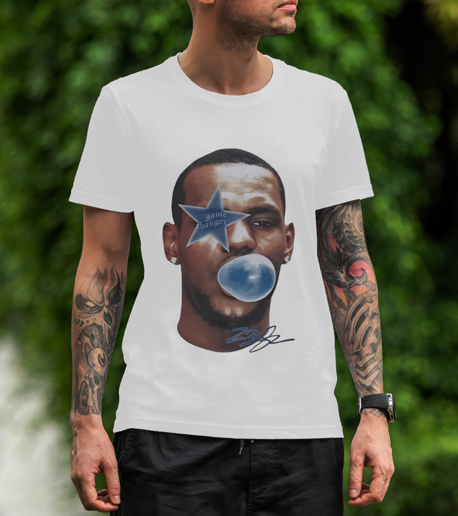 LeBron James Game Changer Star Blue Bubble 23 T-Shirt