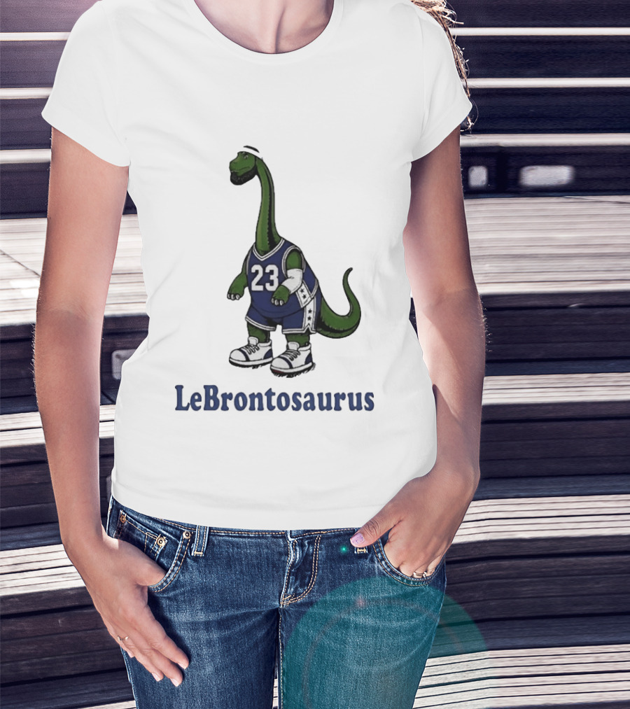 Lebrontosaurus 23 Basketball Dinosaur Philadelphia 76ers Lebron James T-Shirt