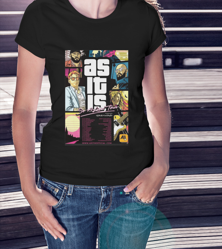 As It Is So Alive Tour UK Ireland 2026 Featuring Greywind T-Shirt