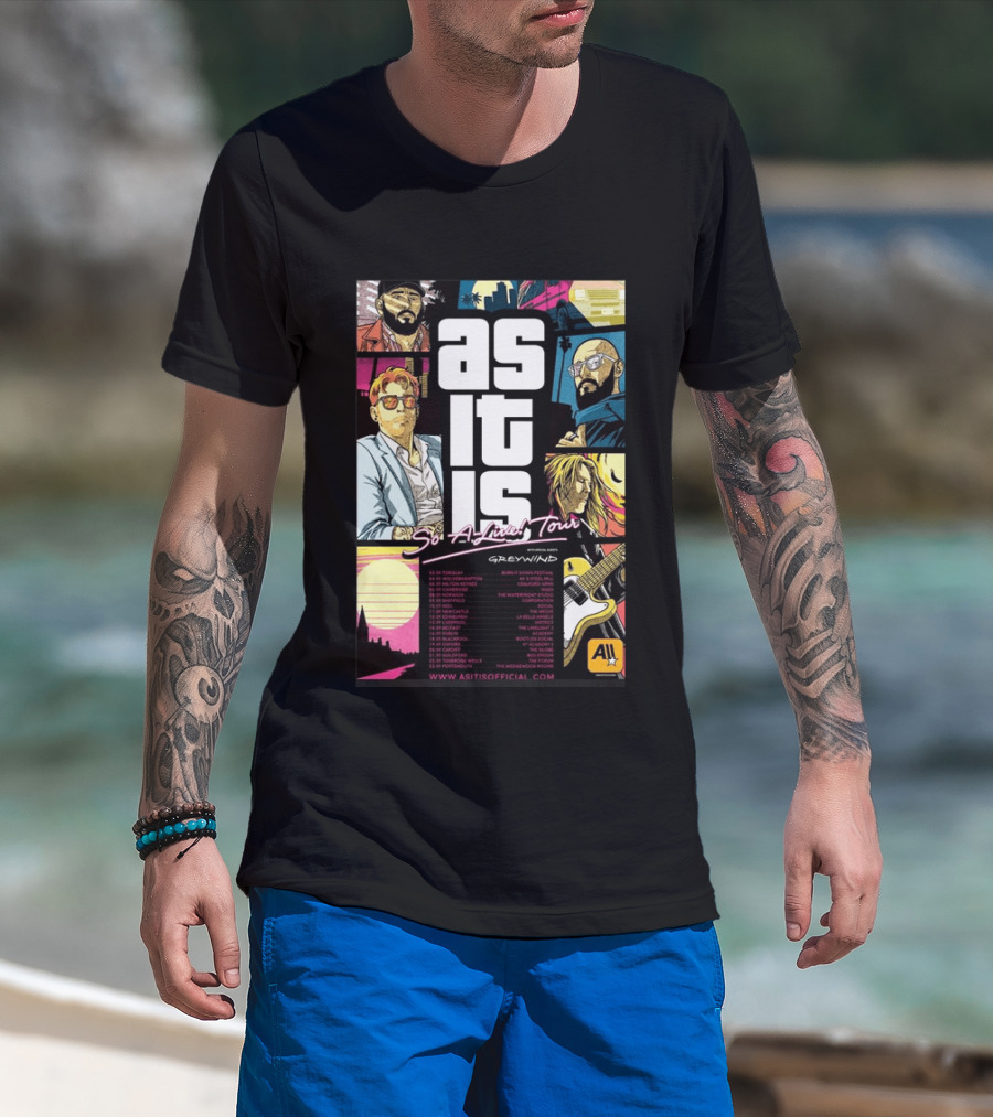 As It Is So Alive Tour UK Ireland 2026 Featuring Greywind T-Shirt