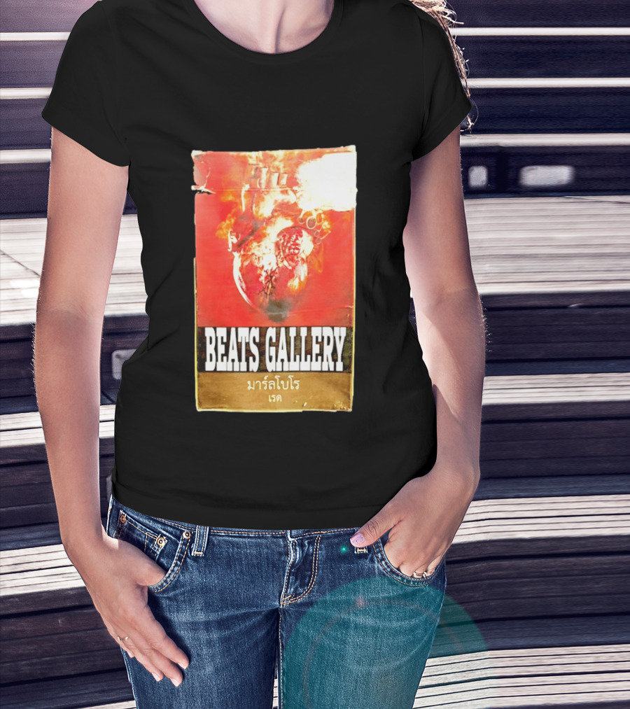 BEATS GALLERY Marlboro Red Anatomical Heart T-Shirt