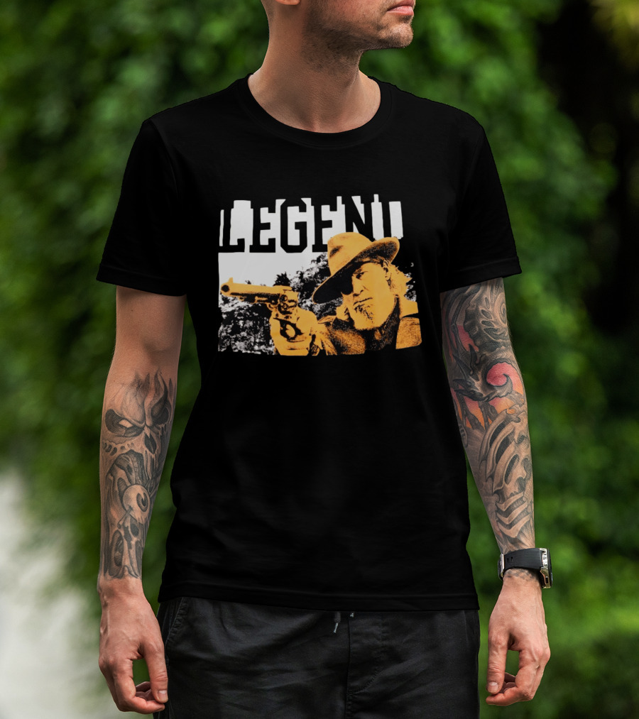 Legend Clint Eastwood Pointing Revolver T-Shirt