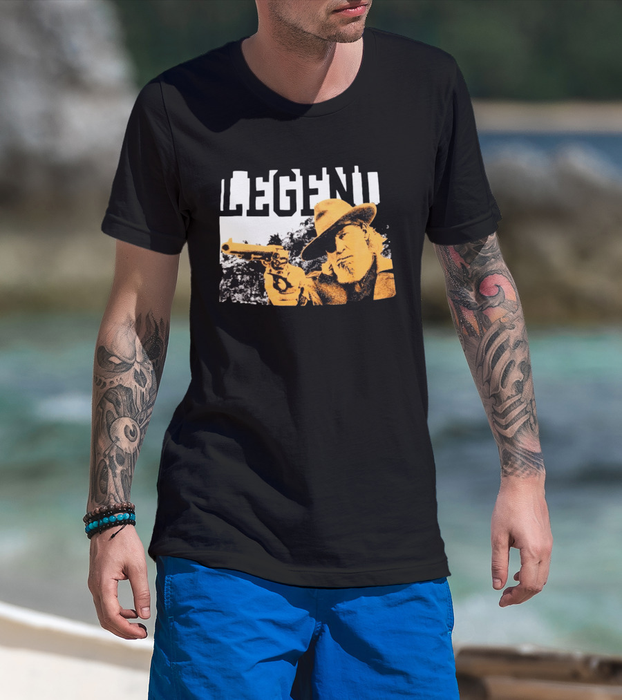 Legend Clint Eastwood Pointing Revolver T-Shirt