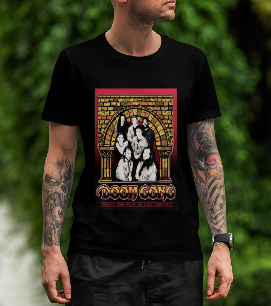 Doom Gong Charleston South Carolina November 1 2026 Concert 7:30 PM T-Shirt