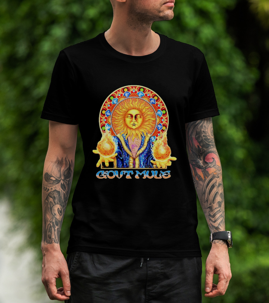 Gov't Mule Psychedelic Sunburst Summer Tour 2026 T-Shirt