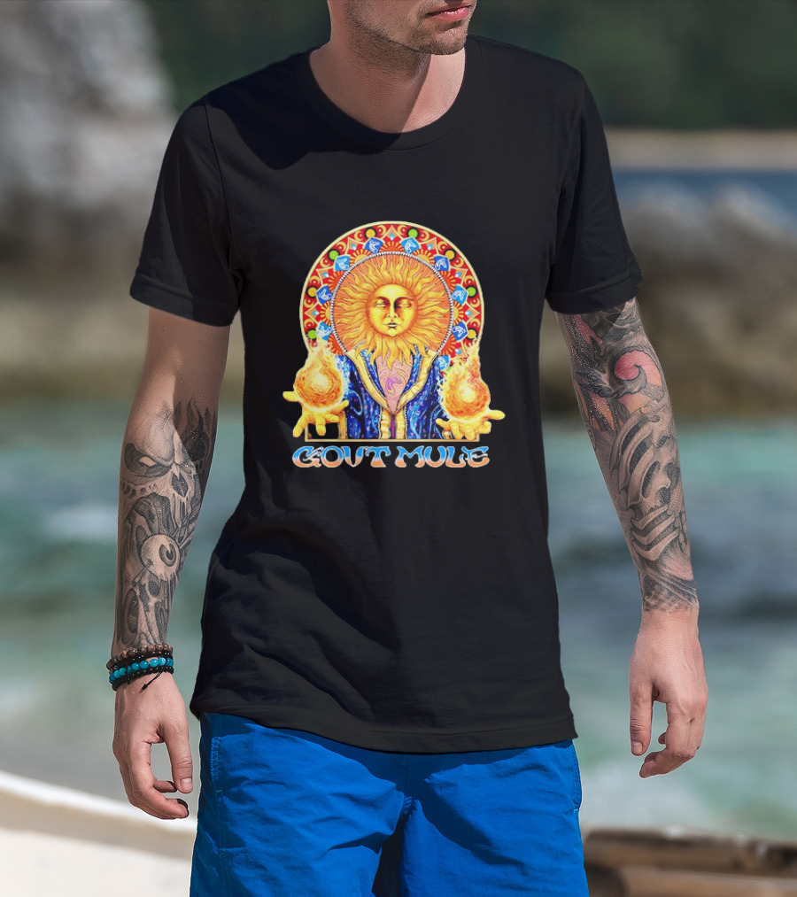 Gov't Mule Psychedelic Sunburst Summer Tour 2026 T-Shirt