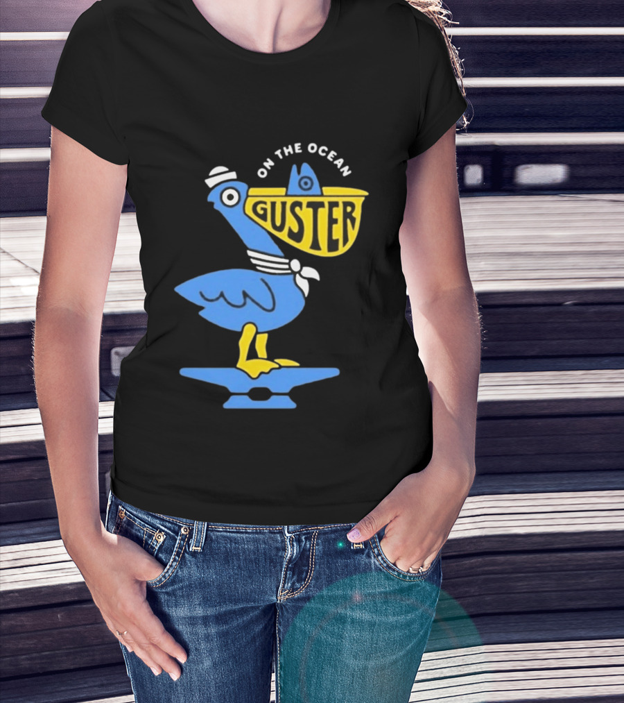 Pelican Guster On The Ocean Sailor Hat T-Shirt