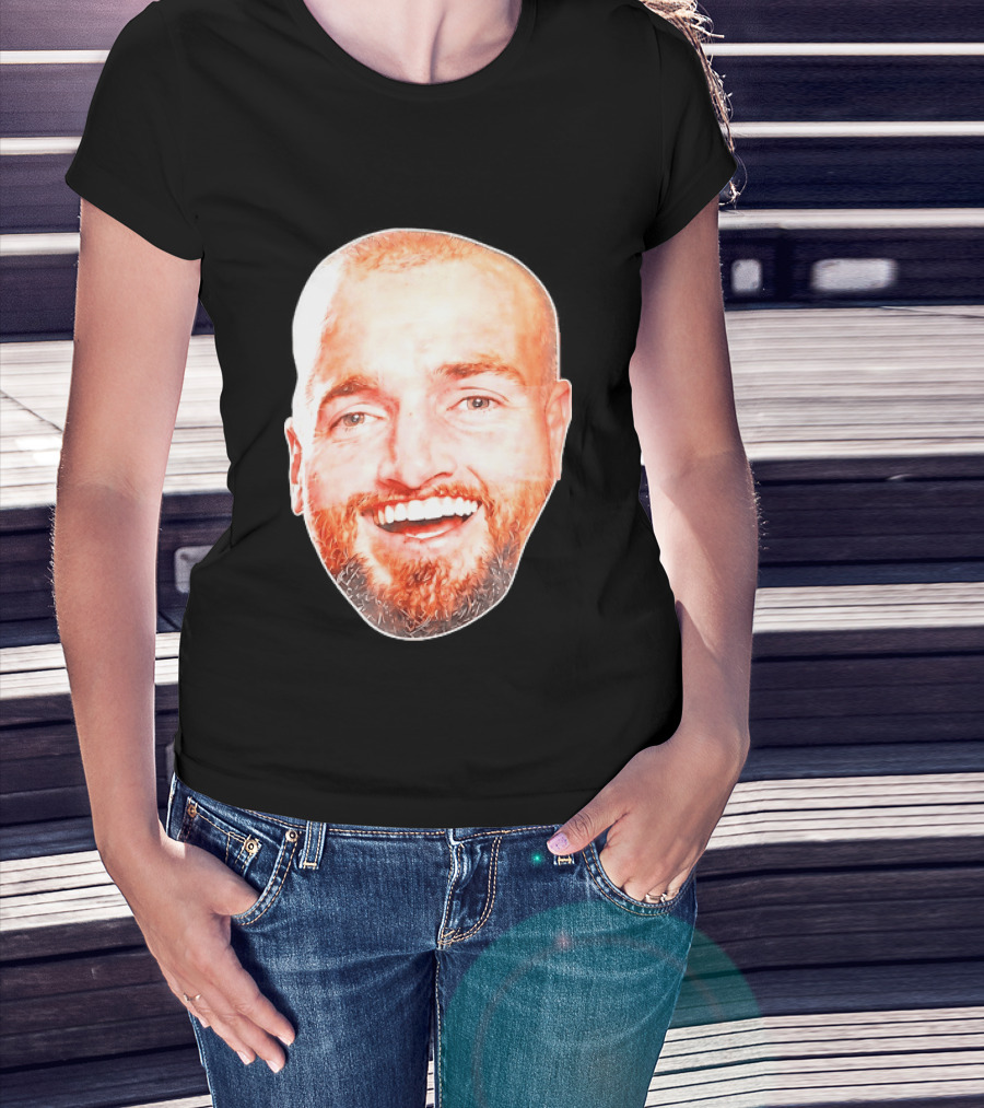 Post Malone Smiling Face Celebrity Image T-Shirt