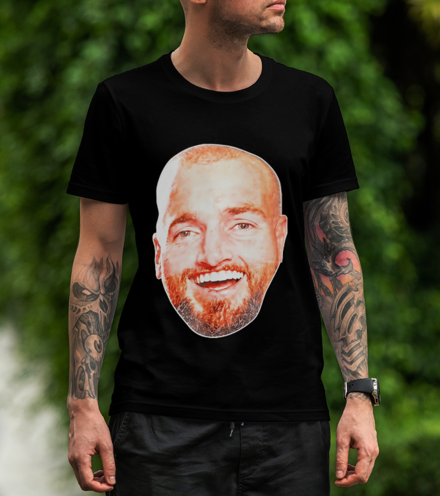 Post Malone Smiling Face Celebrity Image T-Shirt