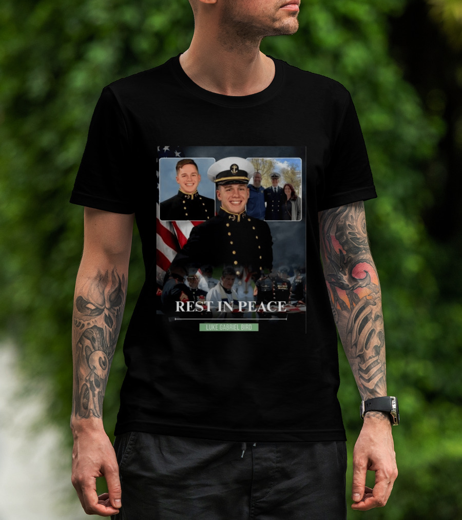 Rest In Peace Luke Gabriel Bird Midshipman Memorial T-Shirt