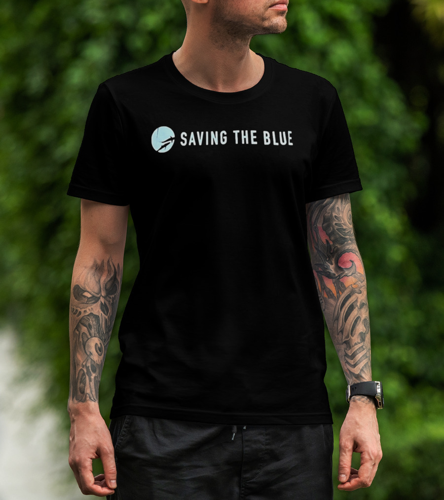 Saving The Blue Shark Conservation Marine Life T-Shirt