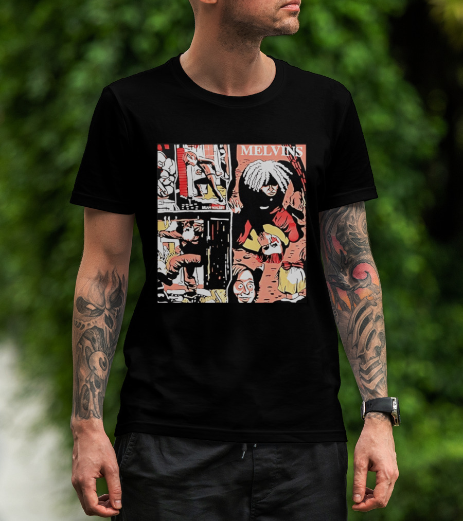 Melvins Brian Walsby Cartoon Art Alternative Rock T-Shirt