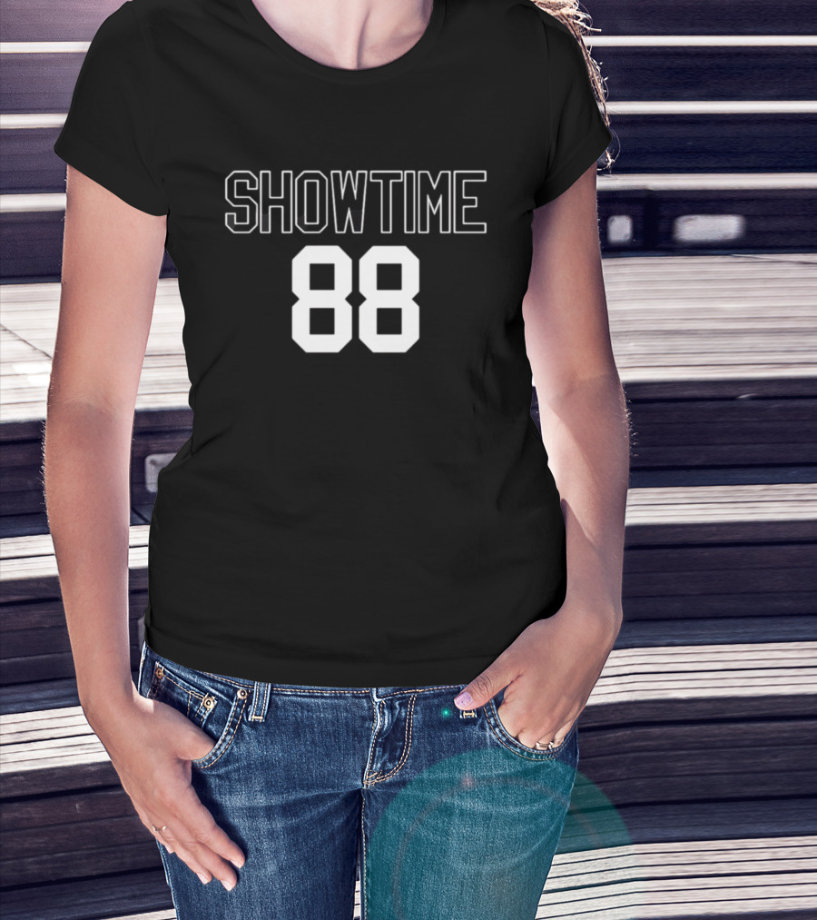 Showtime 88 Jersey Sports Retro Fashion Basketball T-Shirt