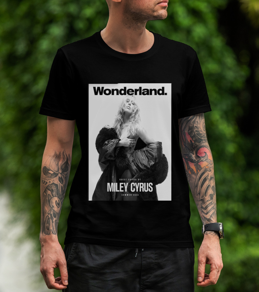 Wonderland Guest Edited By Miley Cyrus Summer 2026 T-Shirt
